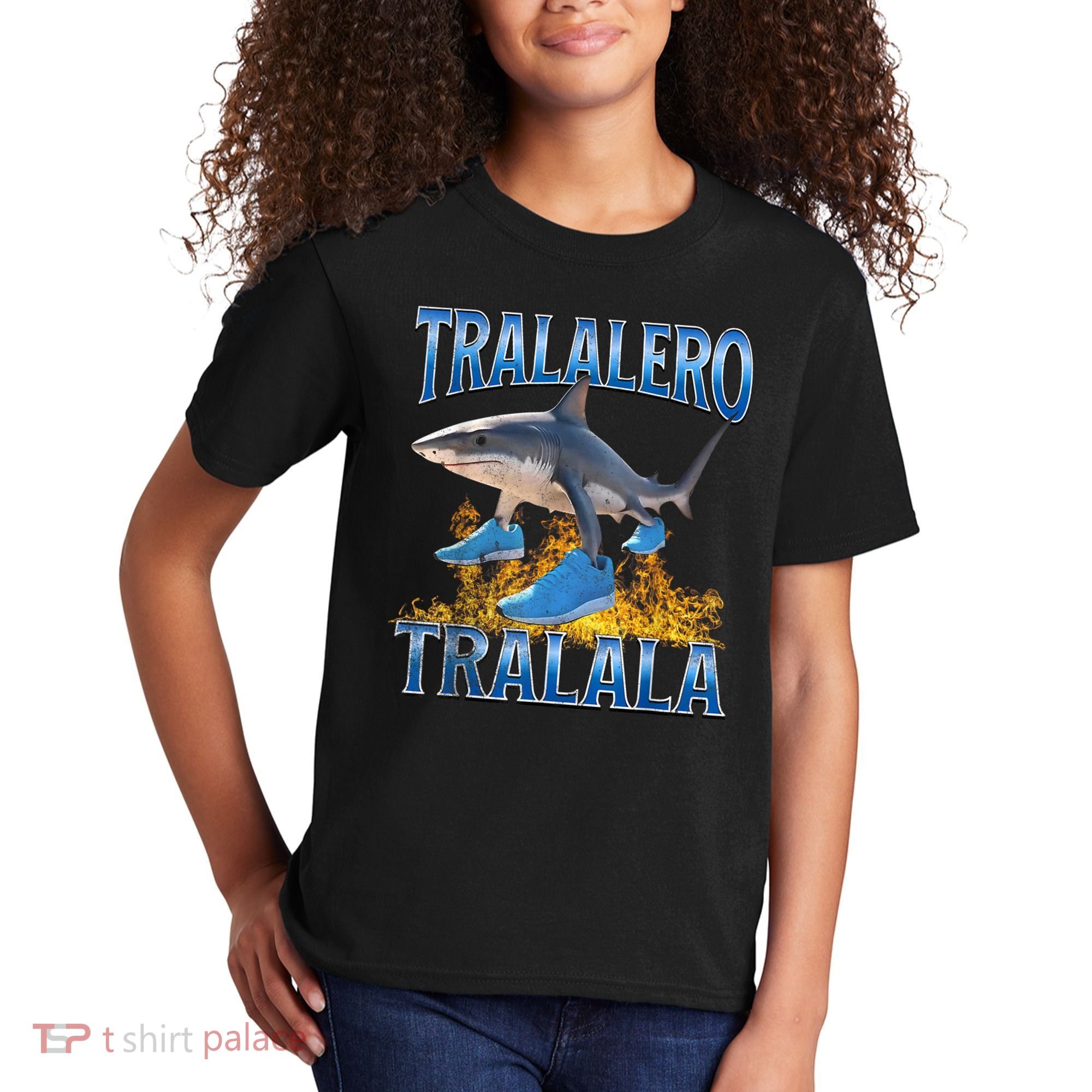 Tralalero Tralala Shark Meme Kids T-Shirt