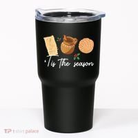 Tis The Season Christmas Mexican Concha Tamale Cafe De Olla Tumbler thumb 0