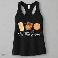 Tis The Season Christmas Mexican Concha Tamale Cafe De Olla Women's Tank Top thumb 3