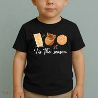 Tis The Season Christmas Mexican Concha Tamale Cafe De Olla Toddler T-Shirt thumb 2