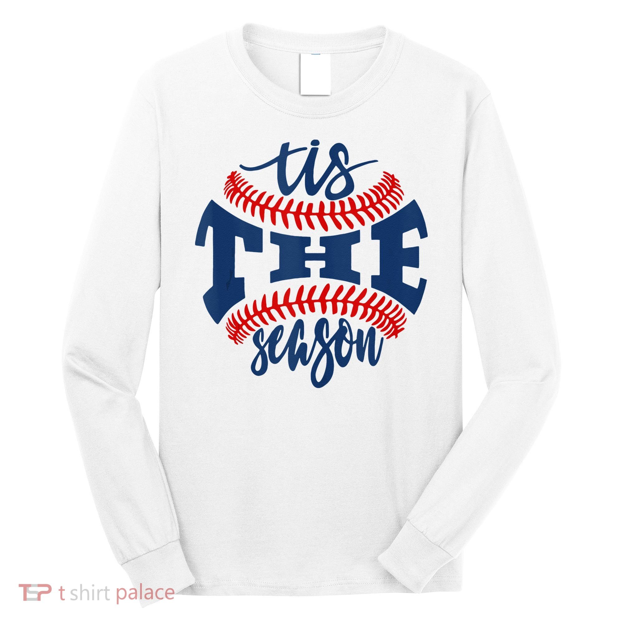 Tis The Season Baseball Softball Lovers Long Sleeve Shirt