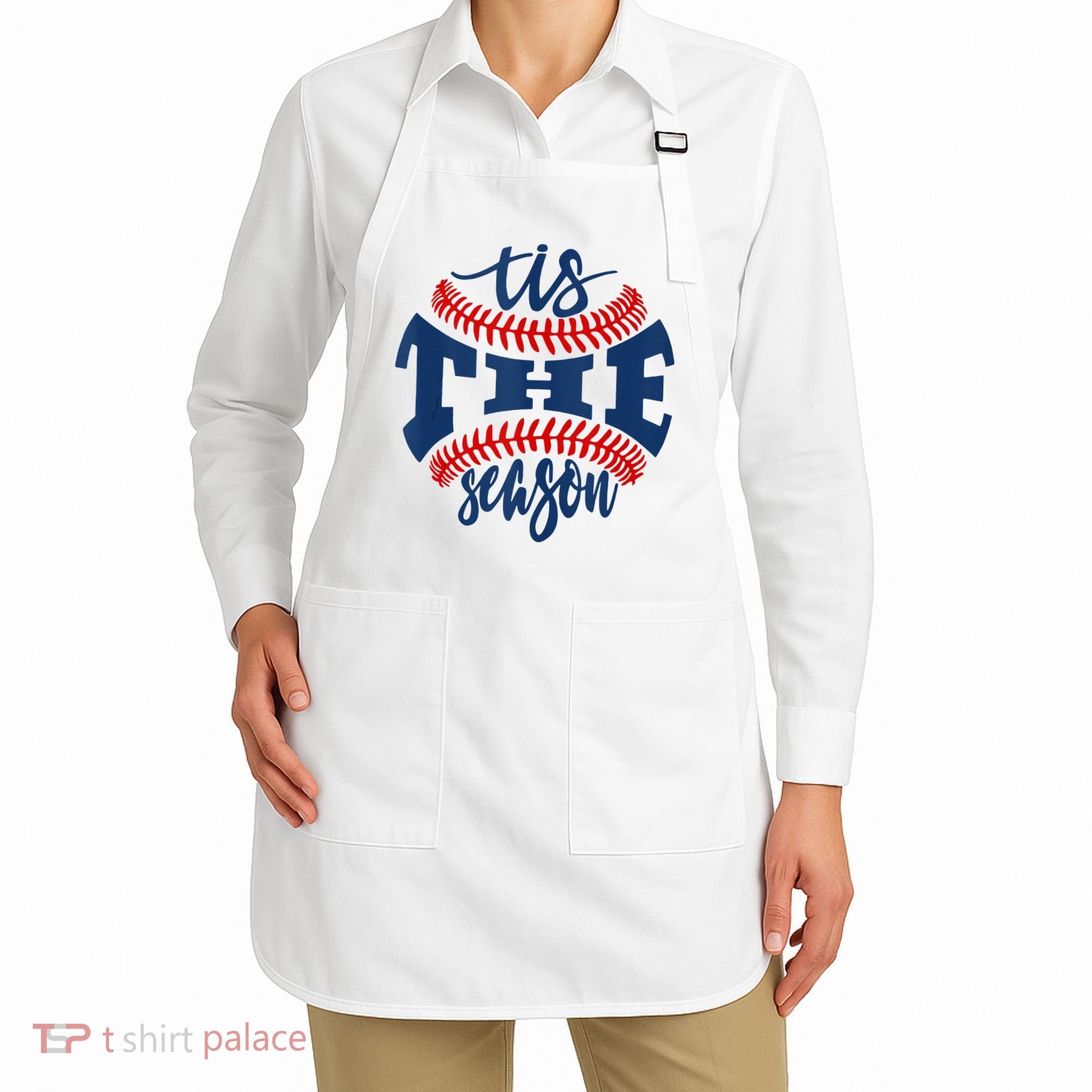 Tis The Season Baseball Softball Lovers Apron