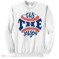 Tis The Season Baseball Softball Lovers Sweatshirt thumb 0