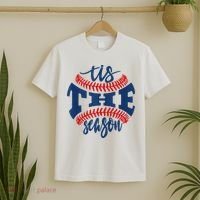 Tis The Season Baseball Softball Lovers T-Shirt thumb 2