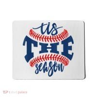 Tis The Season Baseball Softball Lovers Mousepad thumb 0