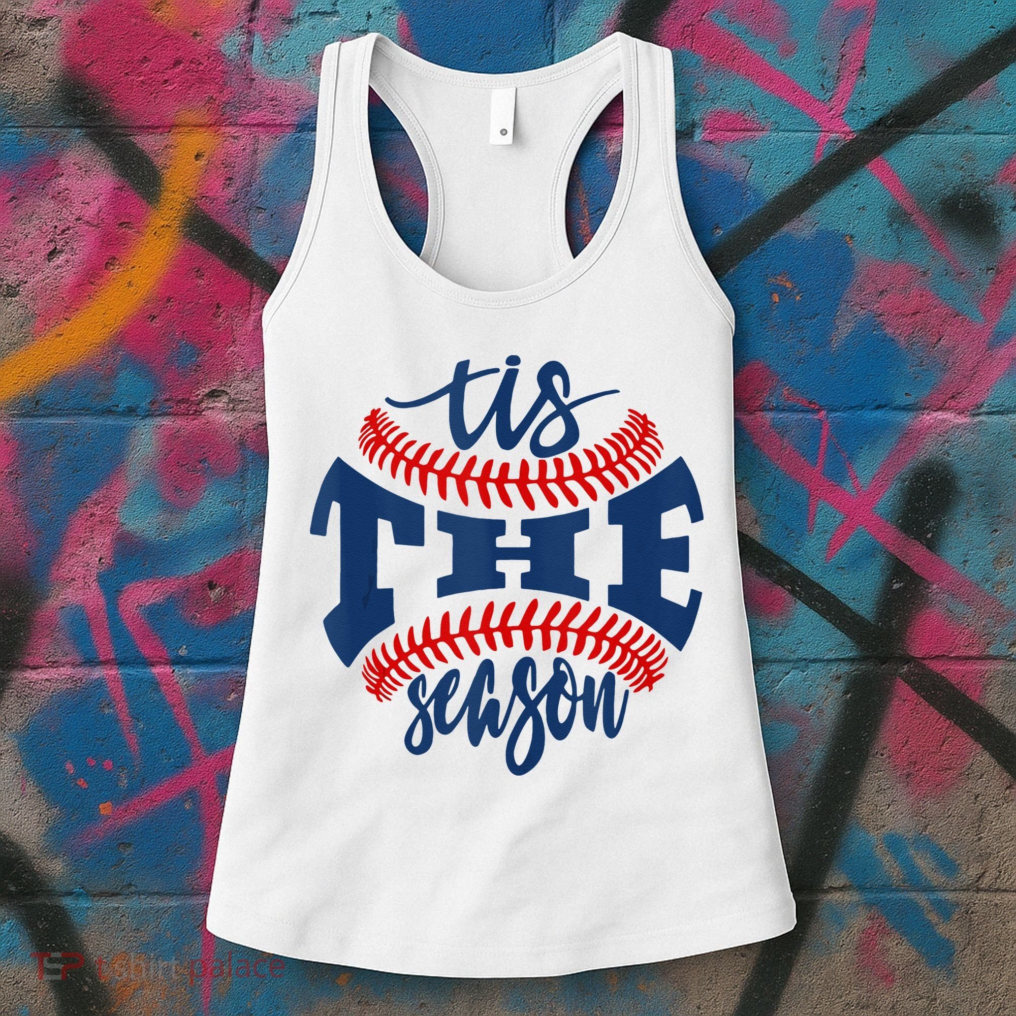 Tis The Season Baseball Softball Lovers Women's Tank Top