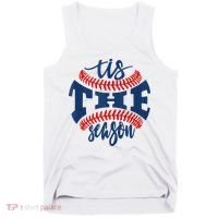 Tis The Season Baseball Softball Lovers Tank Top thumb 0