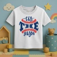Tis The Season Baseball Softball Lovers Toddler T-Shirt thumb 3