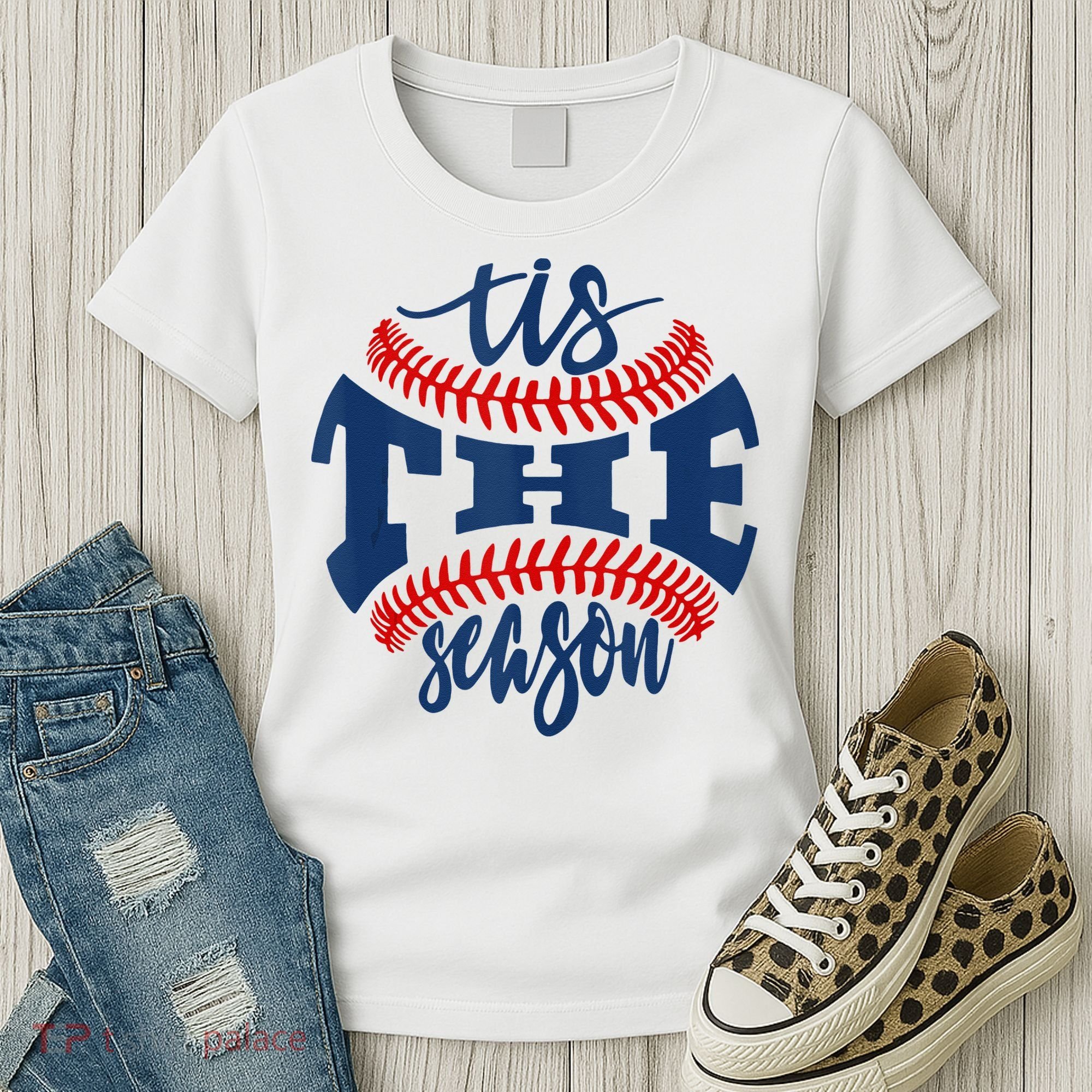 Tis The Season Baseball Softball Lovers Women's T-Shirt