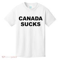 Top That Says CANADA SUCKS Funny Anti Canadian Kids T-Shirt thumb 0