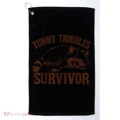 Tummy Troubles Survivor Gift Golf Towel