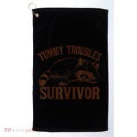 Tummy Troubles Survivor Gift Golf Towel thumb 0