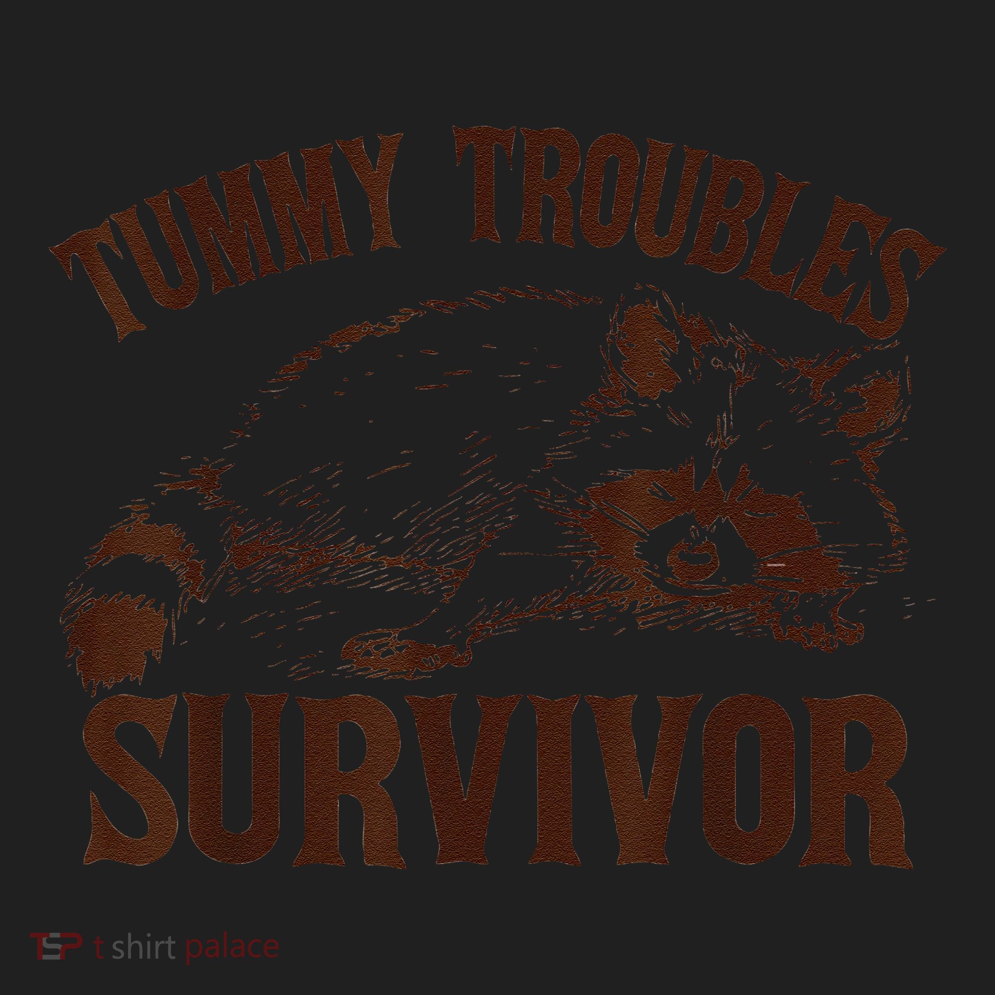 Tummy Troubles Survivor Gift Golf Towel