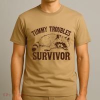 Tummy Troubles Survivor Gift T-Shirt thumb 3