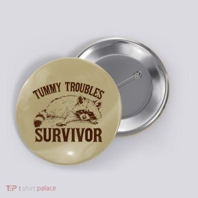 Tummy Troubles Survivor Gift Button