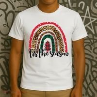 Tis The Season Holiday Rainbow Cute Christmas T-Shirt thumb 3