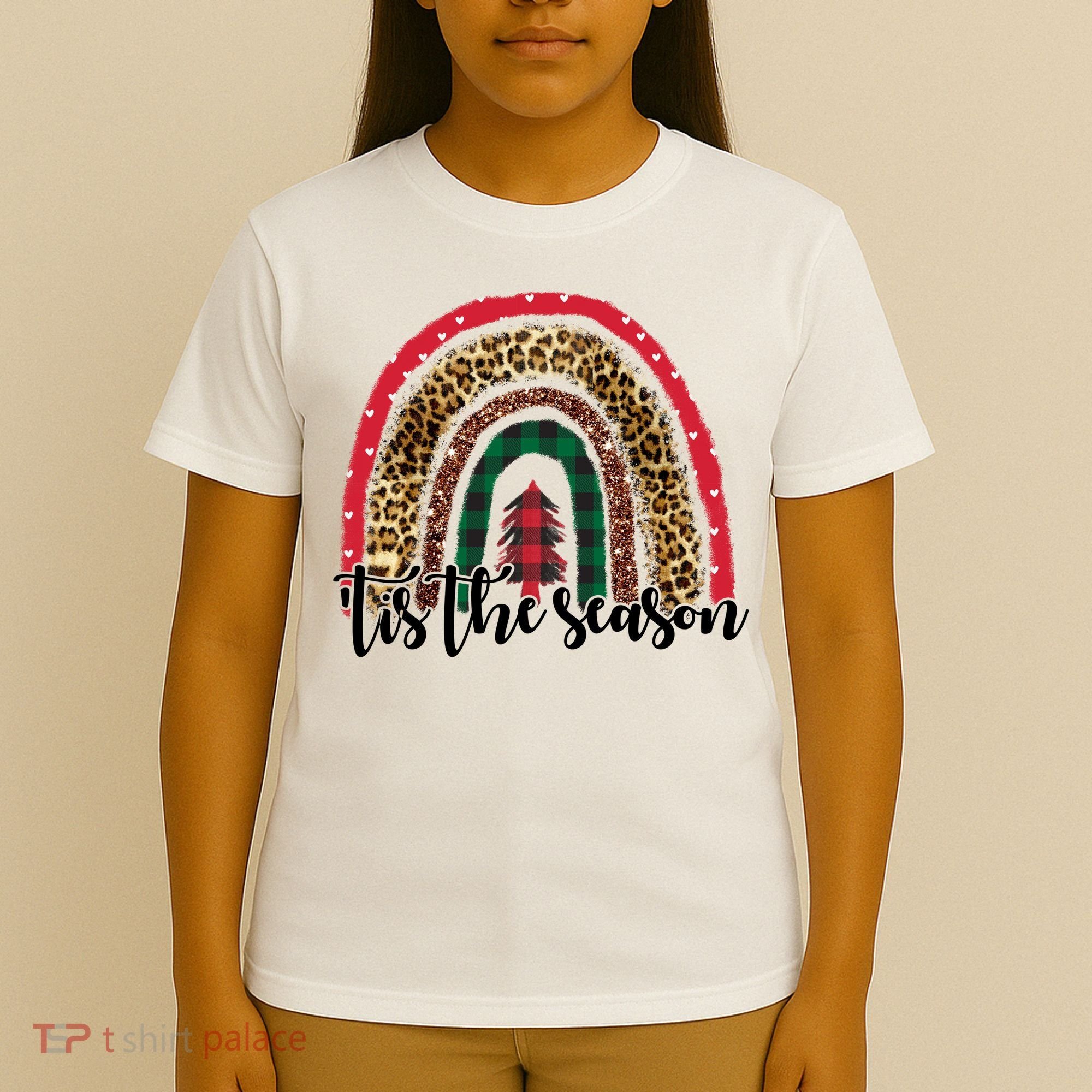 Tis The Season Holiday Rainbow Cute Christmas T-Shirt