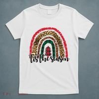 Tis The Season Holiday Rainbow Cute Christmas T-Shirt thumb 5