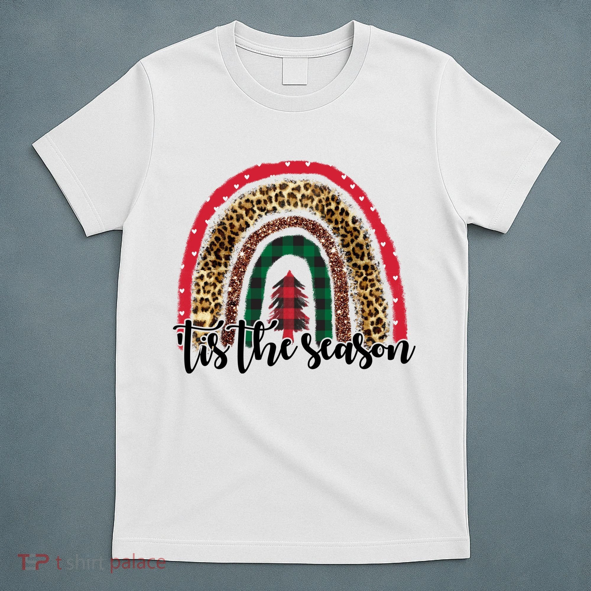 Tis The Season Holiday Rainbow Cute Christmas T-Shirt