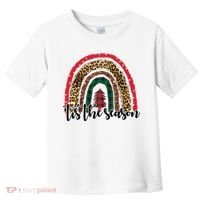 Tis The Season Holiday Rainbow Cute Christmas Toddler T-Shirt thumb 0