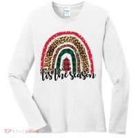 Tis The Season Holiday Rainbow Cute Christmas Women's Long Sleeve Shirt thumb 0