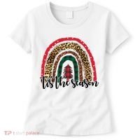 Tis The Season Holiday Rainbow Cute Christmas Women's T-Shirt thumb 0