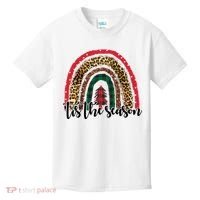 Tis The Season Holiday Rainbow Cute Christmas Kids T-Shirt thumb 0
