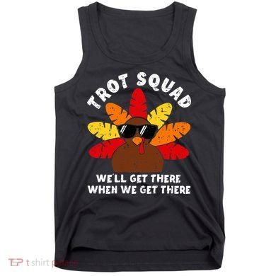 Turkey Trot Squad Race Funny Thanksgiving Running Runner Tank Top