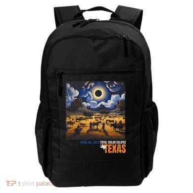 Texas Total Solar Eclipse Retro April 8 2024 Astronomy Backpack