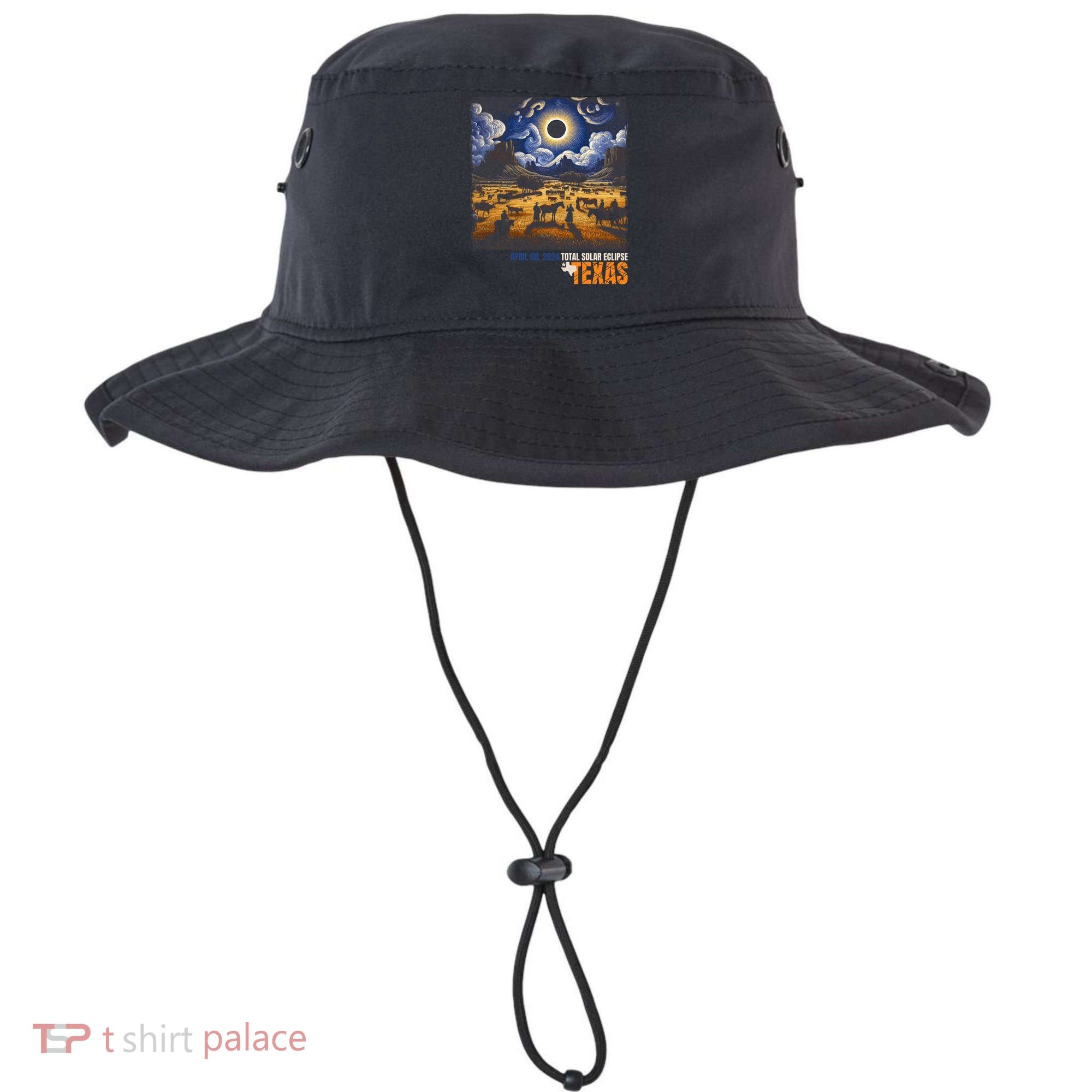 Texas Total Solar Eclipse Retro April 8 2024 Astronomy Bucket Hat
