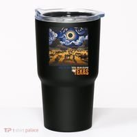 Texas Total Solar Eclipse Retro April 8 2024 Astronomy Tumbler thumb 0