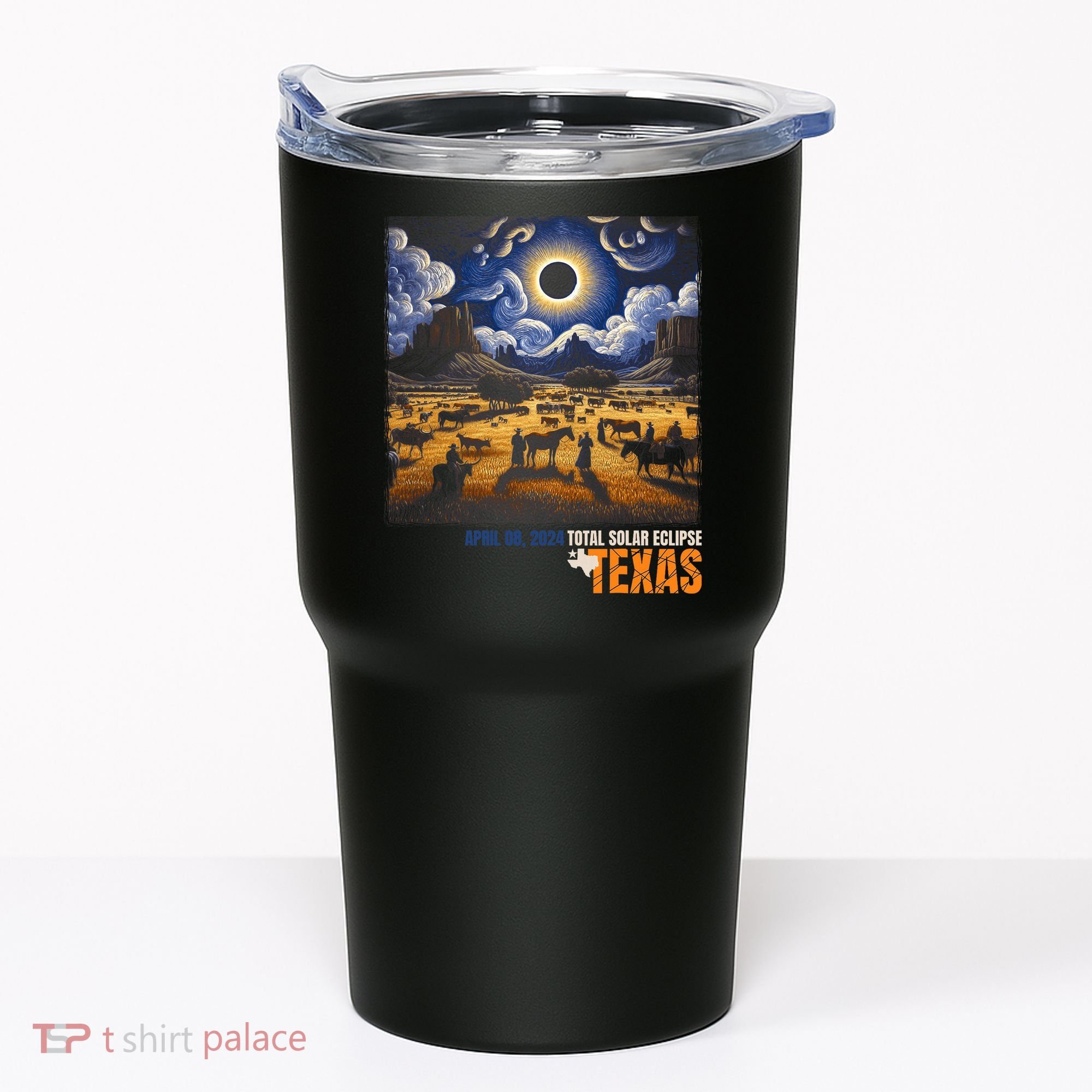 Texas Total Solar Eclipse Retro April 8 2024 Astronomy Tumbler