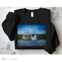 The Tall Ship Niagara With Cannons Sweatshirt thumb 2