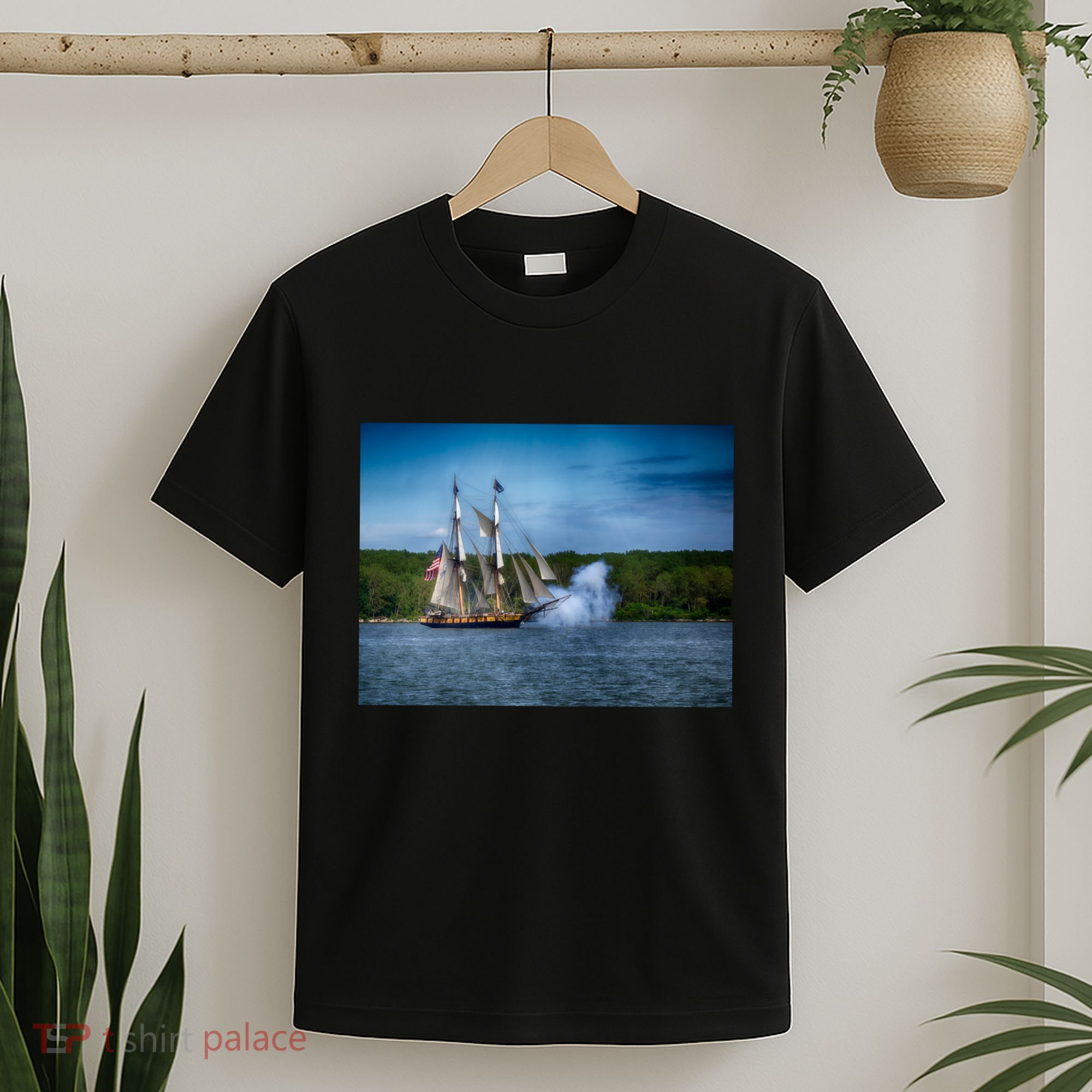 The Tall Ship Niagara With Cannons T-Shirt