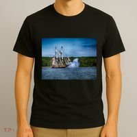 The Tall Ship Niagara With Cannons T-Shirt thumb 3