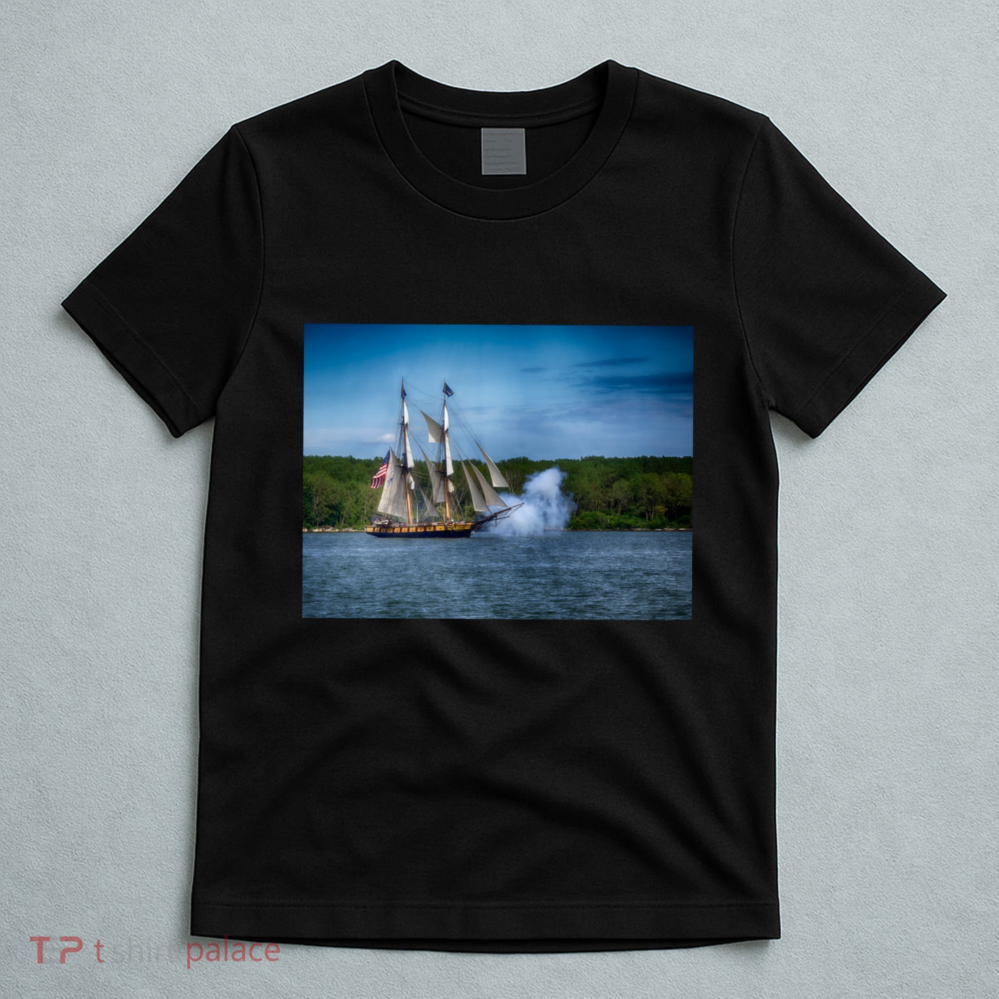 The Tall Ship Niagara With Cannons T-Shirt