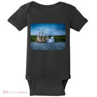 The Tall Ship Niagara With Cannons Baby Bodysuit thumb 0