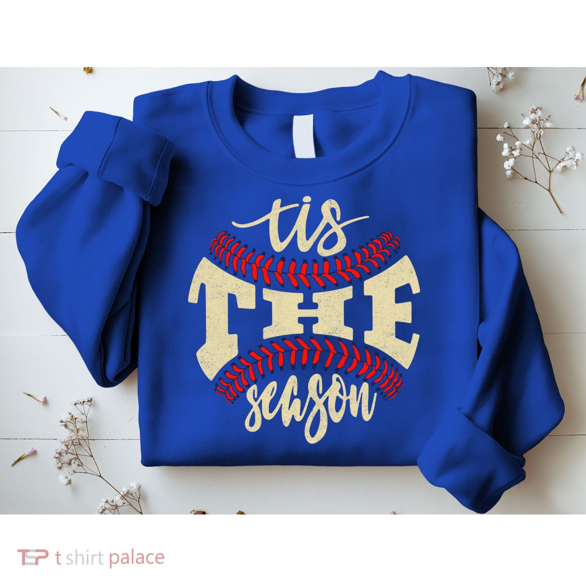Tis The Season Baseball Is My Favorite Season Gift Baseball Gift Sweatshirt