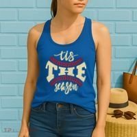 Tis The Season Baseball Is My Favorite Season Gift Baseball Gift Women's Tank Top thumb 2