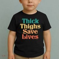 Thick Thighs Save Lives Thick Thighs Save Lives Toddler T-Shirt thumb 2