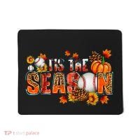 Tis The Season Baseball Fall Season Thanksgiving Pumpkin Mousepad thumb 0