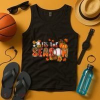 Tis The Season Baseball Fall Season Thanksgiving Pumpkin Tank Top thumb 4