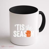 Tis The Season Basketball Player Gift Coffee Mug thumb 1