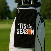 Tis The Season Basketball Player Gift Golf Towel thumb 2