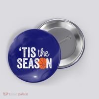 Tis The Season Basketball Player Gift Button thumb 0