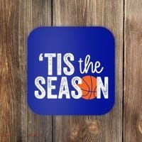 Tis The Season Basketball Player Gift Coaster thumb 0