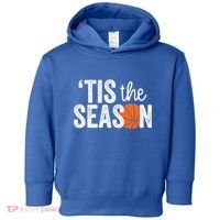 Tis The Season Basketball Player Gift Toddler Hoodie thumb 0