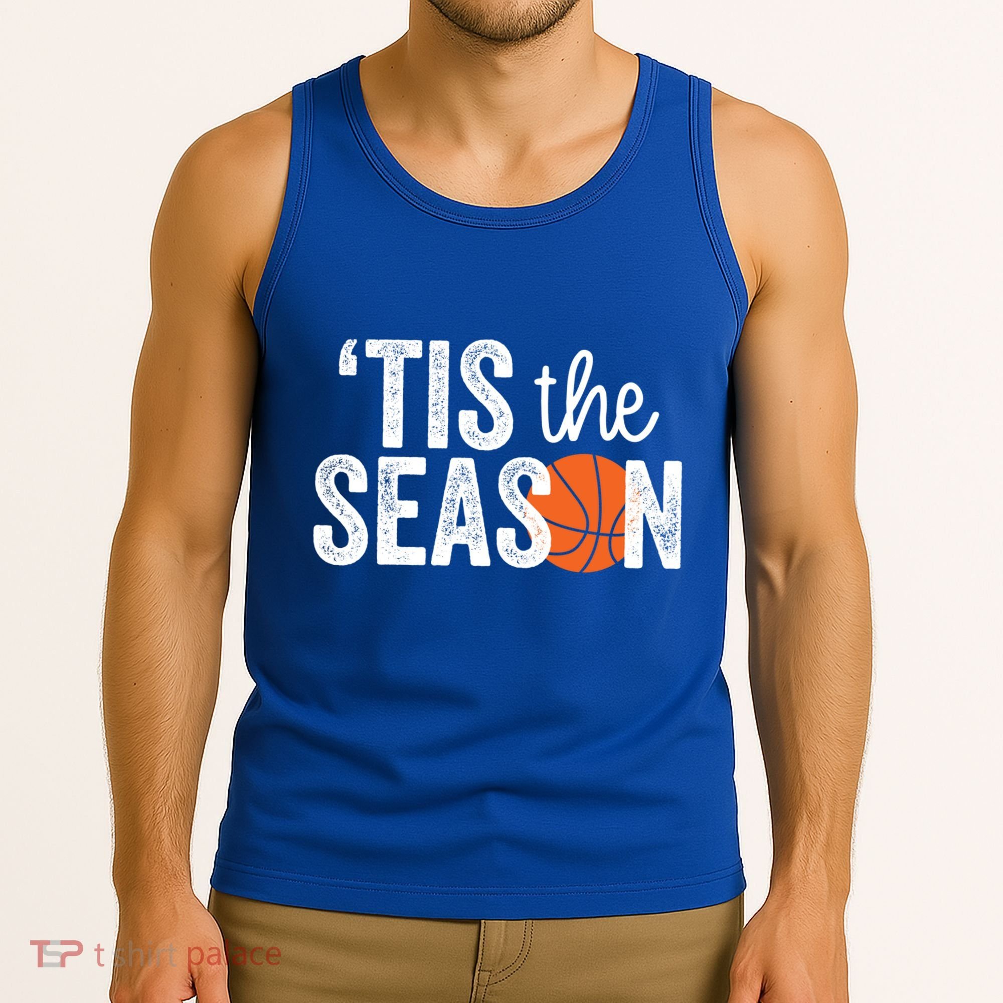 Tis The Season Basketball Player Gift Tank Top