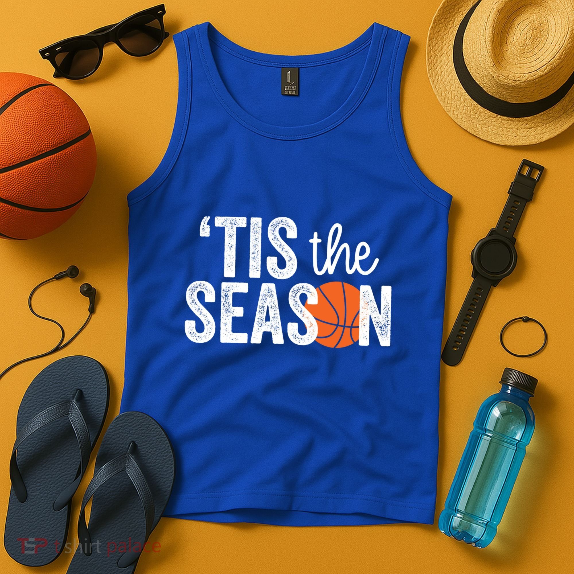 Tis The Season Basketball Player Gift Tank Top