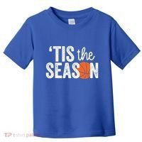 Tis The Season Basketball Player Gift Toddler T-Shirt thumb 0